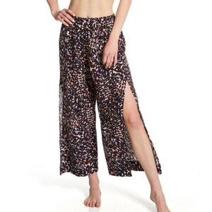 SANCTUARY Cotton Stay Cool Leopard Coverup pants